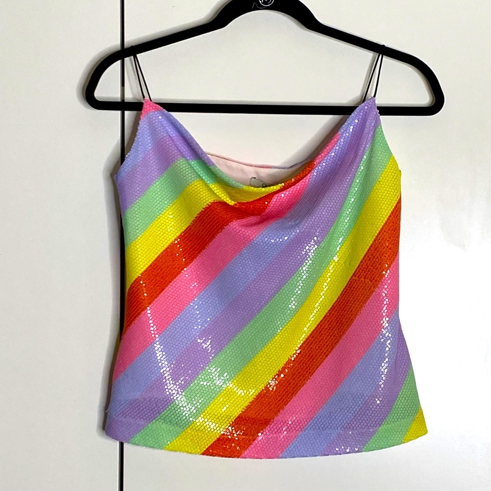 NWT Olivia Rubin Sequin Top US 2 /UK 6
